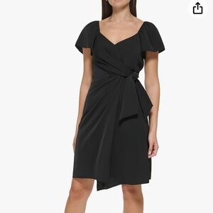 DKNY Women's Sweetheart-Neck Side-Twist Fit & Flare Dress 8